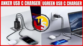 UGREEN vs Anker Fast USB C Charger Which Is Fast Charger [upl. by Marieann]