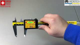 MICROTECH MICRON Computerized eForce caliper with Swiss reading system Wireless amp USB data output [upl. by Ecnerat185]