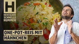 Schnelles OnePotReis mit Hähnchen und viel Geschmack Rezept von Steffen Henssler [upl. by Worden728]