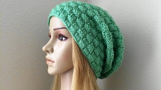 How To Knit A Basketweave Hat Lilus Handmade Corner Video  119 [upl. by Draned362]