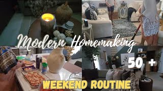 COZY DAY IN MY LIFE HOMEMAKER  WEEKEND CLEANING ROUTINE  LETS MAKE A LASAGNA  SLOW LIVING [upl. by Hallagan]