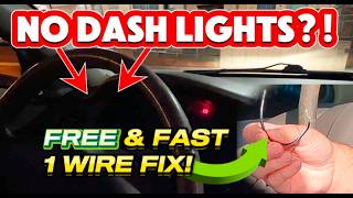 Drive at Night WITH CONFIDENCE 19982002 Honda Accord Dash Light Fix [upl. by Rekyr]