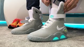 We weartest the selflacing Nike MAG Its awesome [upl. by Lebasiram963]