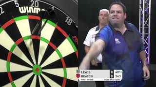 Adrian Lewis v Steve Beaton  Players Championship 2  Round 1 [upl. by Aseral71]