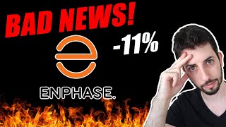 Enphase Stock and SolarEdge Stock CRASH After Preliminary Financial Results [upl. by Bellina423]