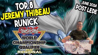 YuGiOh Regional 8th Place  Runick Stun Deck Profile ft Jeremy T  Dartmouth NS [upl. by Yendahc]