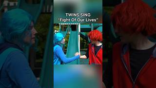 Fight Of Our Lives ♥️💙 descendants twins sharpefamilysingers [upl. by Agnola194]