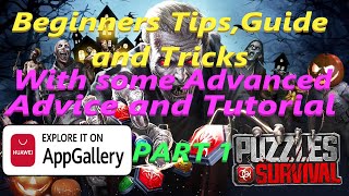 Puzzles and Survival  PART 1 Beginners TipsGuide and Tricks with some Advanced Advice and Tutorial [upl. by Drescher]