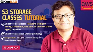 Amazon AWS S3 Storage Classes Tutorial  Lifecycle Rule  Intelligent Tiering  Glacier Storage [upl. by Placido843]