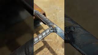 the secret to welding strong steel reinforcement  rebar welding tricks howtowelding stickwelding [upl. by Niobe]