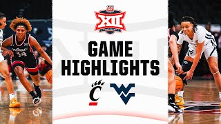 Cincinnati vs West Virginia  Phillips 66 Big 12 Womens Basketball Championship  March 8 2024 [upl. by Shushan583]