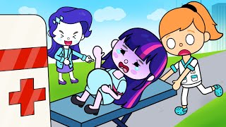 Equestria Girl But Poor Pregnant vs Rich Pregnant  My Little Pony In Toca Life World  Toca Boca [upl. by Nrek]