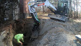 Repairing a Foundation Drain [upl. by Liartnod]