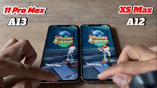 iPhone 11 Pro Max Vs iPhone XS Max speed test 2024 [upl. by Paza]