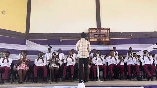 GNC Osagyefo’s Regimental Band at the Mfantseman girls Band Fest [upl. by Camella]