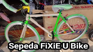 Barang Langka Susah Dicari Sekarang Sepeda Fixie U Bike Soloist 2 Keren Mantap [upl. by Manuela]