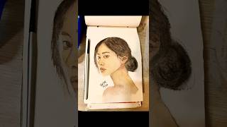 Watercolour Diary 8 dailyvlog portrait [upl. by Mina]