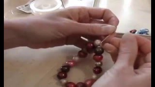 Cowrie Shell Bracelet  How to Make a Shell Bracelet [upl. by Landers988]