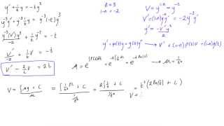 Bernoulli differential equation example 1 [upl. by Amadas232]