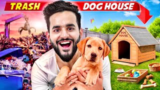 I Built a Dog House from Trash 😱 [upl. by Wampler]