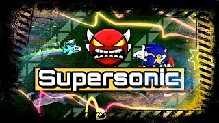 NEW HARDEST Supersonic Insane Demon by ZenthicAlpha  Geometry Dash 22 [upl. by Aniratak]