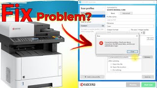 Kyocera ecosys M2040dn Printer Scan problem Fix [upl. by Palermo617]