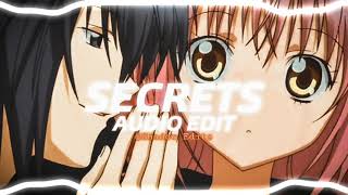 Tiësto amp KSHMR  Secrets『edit audio』 [upl. by Yltsew]