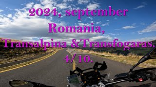 Romanian Tour 2024 in early september TransalpinaampTransfogaras 410 [upl. by Eadahs898]