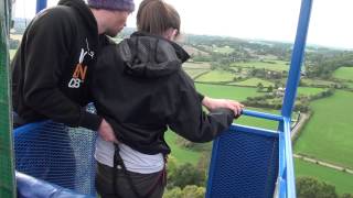 Bungee Jump Chepstow 400ft [upl. by Sansen86]