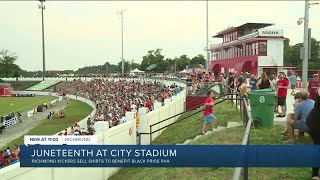 How Richmond Kickers celebrated Juneteenth [upl. by Obed]