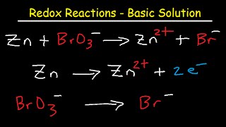 How To Balance Redox Equations In Basic Solution [upl. by Naaitsirhc]