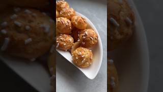 Chouquettes or petit choux 😍🤎 My whole kitchen smells 🥰 [upl. by Kennett158]