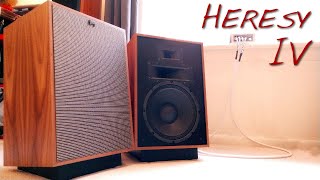 Klipsch Heresy IV Z Reviews So💎💎💎 These [upl. by Belia44]