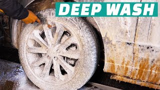 Washing Dirtiest Range Rover Ever Car Wash MUST WATCH [upl. by Aicilaana498]