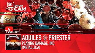 TVMaldita Presents Aquiles Priester playing Damage Inc Metallica [upl. by Semadar]