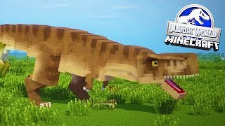 SALVAR JURASSIC WORLD MINECRAFT UN PARQUE ROTO CON DINOSAURIOS ESCAPADOS Y RECINTOS DESTRUIDOS [upl. by Aube]