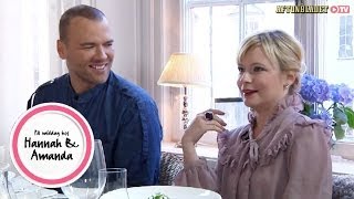 Josefin Sundström och Andreas Lundstedt i På middag hos Hannah amp Amanda [upl. by Scheers]