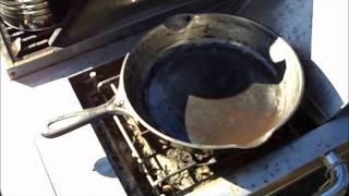 Seasoning Cast Iron Without An Oven [upl. by Armitage]