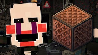 My Grandfathers Clock Puppets Music Box  Minecraft Note Block Cover [upl. by Sandeep]