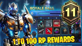 🛑Part  3 A11 ROYAL PASS1 TO 100 RP REWARDS ACE 11 ROYAL PASS LEAKS  A11 ROYAL PASS PUBG MOBILE [upl. by Dal]