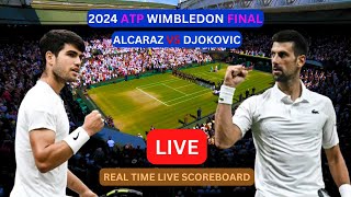 CARLOS ALCARAZ vs NOVAK DJOKOVIC Live Score Update Today Tennis Match 2024 ATP Wimbledon Final LIVE [upl. by Micaela]