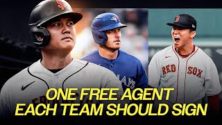 One MLB Free Agent Each Team SHOULD Sign [upl. by Dlorrej]