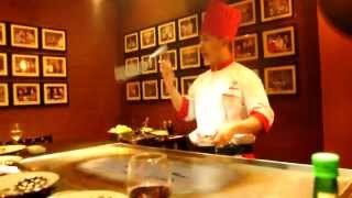 Teppanyaki Benihana Al Bustan Rotana Dubai [upl. by Solrac]