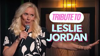 Reportin For Duty Leanne Pays Tribute to Leslie Jordan [upl. by Doss]