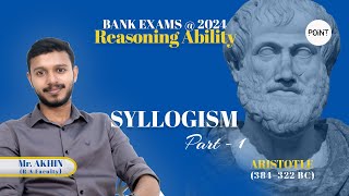 R A  SYLLOGISM  PART1  malayalam class Bank exam malayalam  POINT ACADEMY [upl. by Anyrtak]