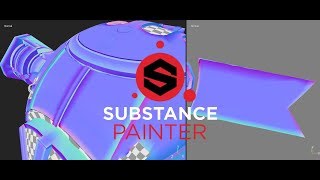 Quick Tip Edit a Baked Normal Map in Substance Painter [upl. by Natelson]