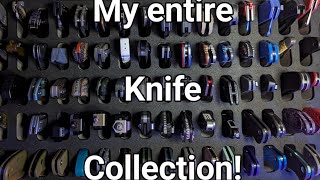 well here it ismy entire collection of knivesso far lol [upl. by Grier]