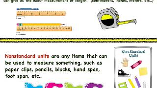 Gr 1 Math Use nonstandard units to measure length [upl. by Bourke]