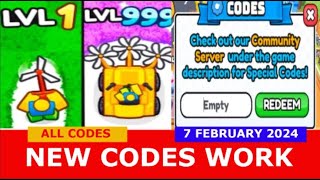 NEW CODES UPD Mowing Simulator ROBLOX  ALL CODES  FEBRUARY 7 2024 [upl. by Asilef]