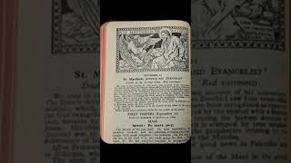 Saint Andrews Daily Missal Feast of St Matthew [upl. by Karlotte520]